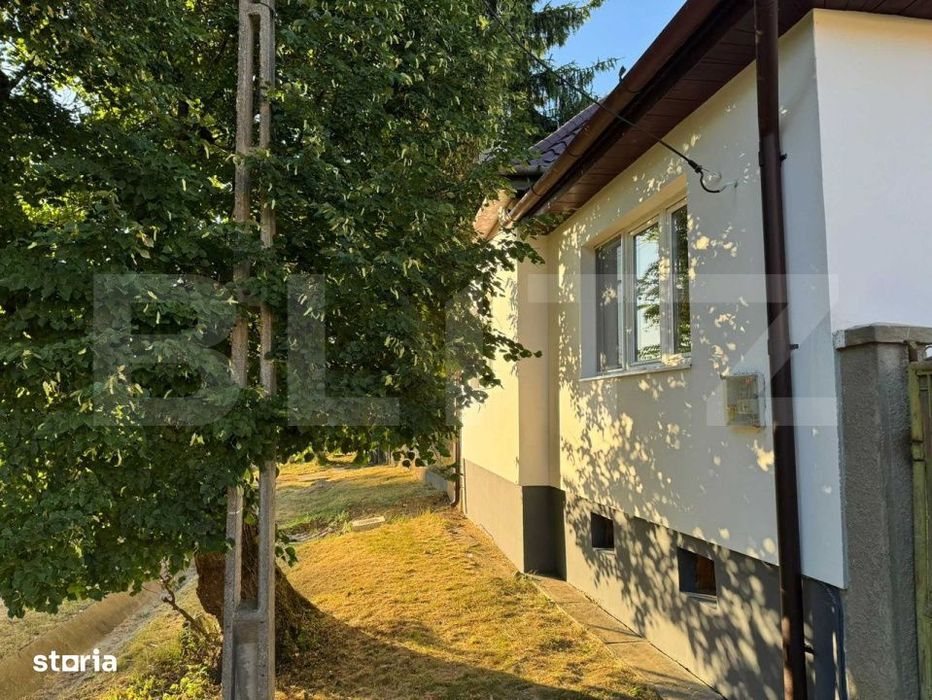 Casa de vanzare , 80 mp ,finisata recent, 25 arii teren, Teaca
