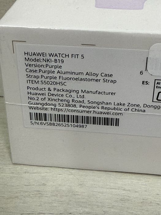 Smartwatch HUAWEI Fit 5 Purple sigilat !