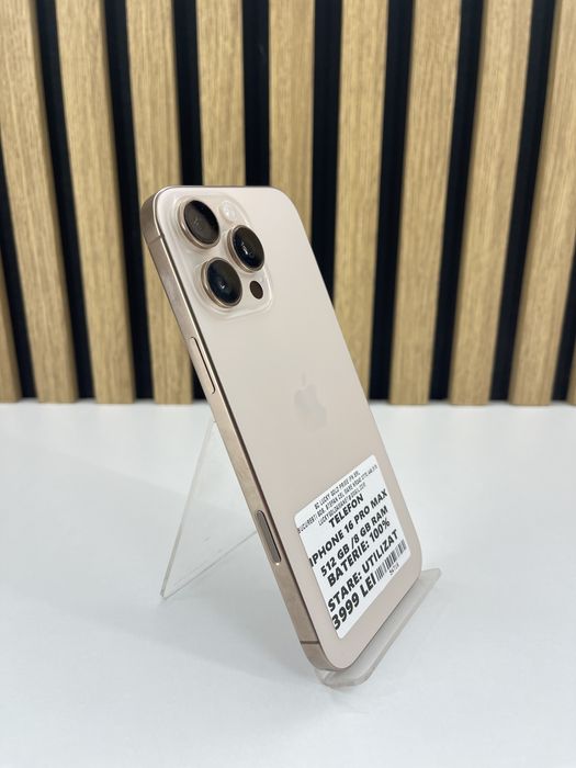 Iphone 16 ProMax 512GB / 100% Bat FACTURA/GARANTIE #54716