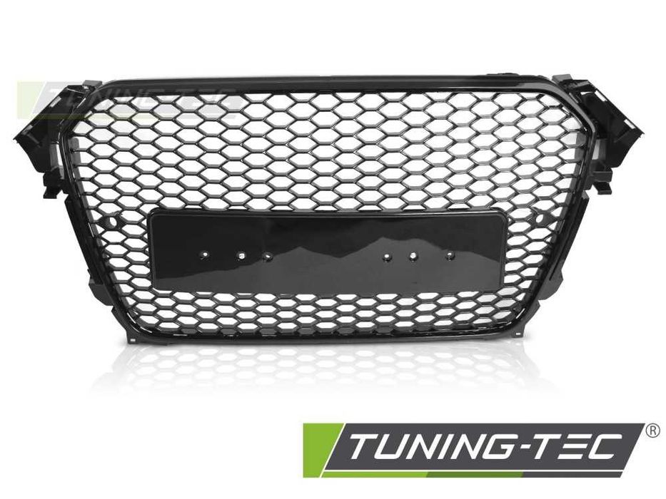 Grila fagure audi a4 b8 negru lucios 2008-2015
