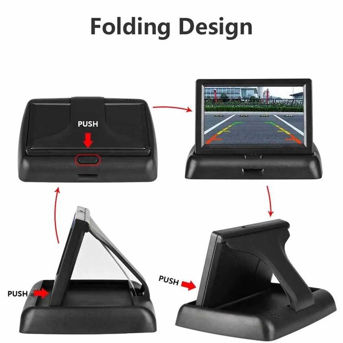 Display Ecran TFT + Camera Video Marsarier Ghidaj Distanta + Infrarosu