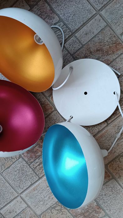 Алуминиев лампион пендел лампа абажур осветително тяло тройка