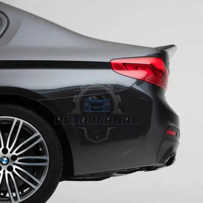 BMW G30 Спойлер CS Style лип броня за багажника тунинг нови черен глан