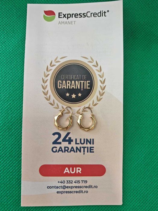 Cercei aur 18K 0,99gr (Ag45 B.6034.3.44)