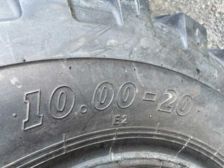 Anvelope noi 10.00-20 cu 16 pliuri marca BKT pentru excavator