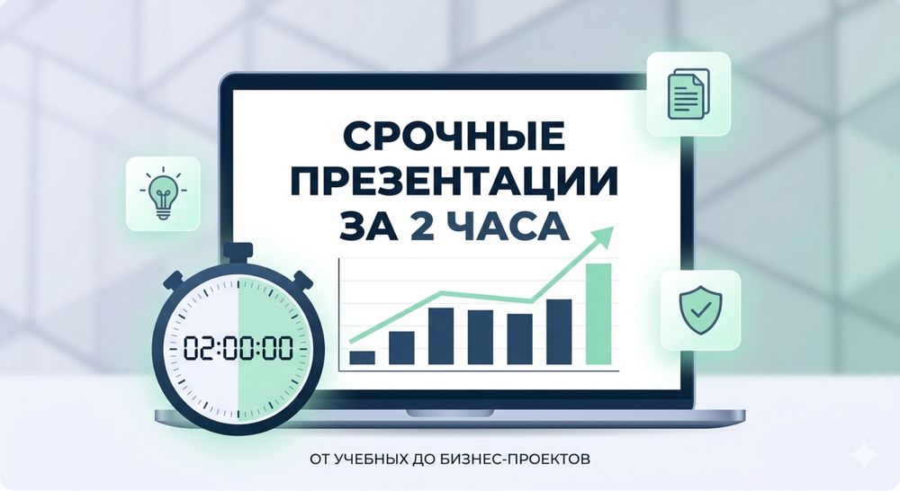Срочные презентации за 2 часа | Учеба и Бизнес
