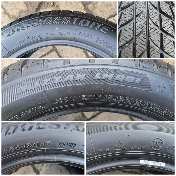 O bucată 225/50 R17 M+S iarnă - una Pirelli Bridgestone