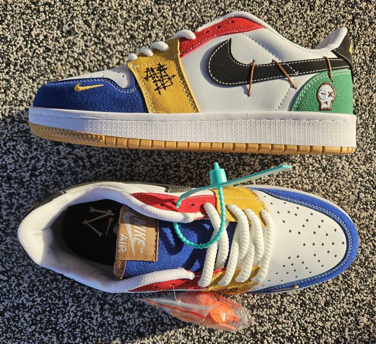 Nike Air Jordan 1 Low WMNS White/Yellow