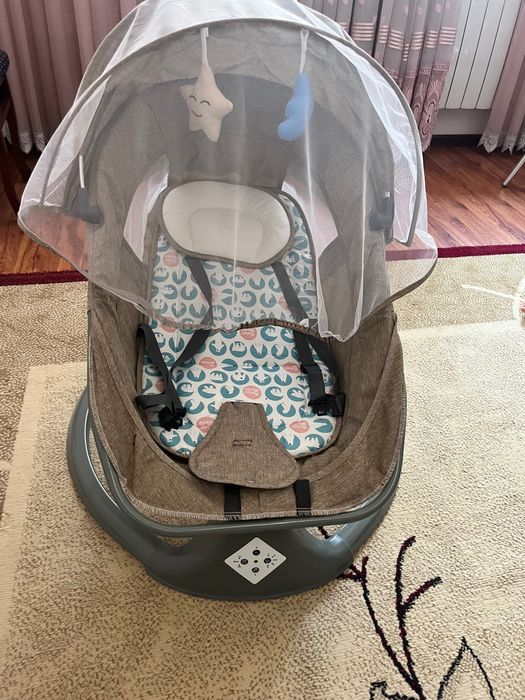 Электронная люлька шезлонг Kidilo