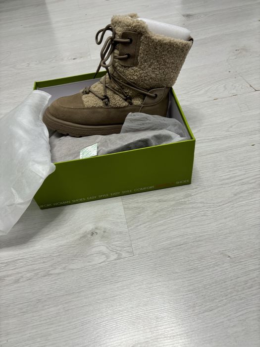 Сапоги зимние, теплые, без каблука