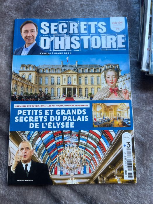 Lot 9 reviste Secrets d'Histoire (în limba franceză) - Stéphane Bern