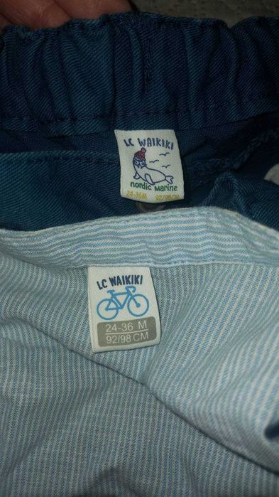 Детски дънки и риза комплект  LC Waikiki 2-3y.92/98см.