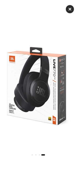 JBL Live 770NC – căști wireless over-ear, True Adaptive Noise Cancelling, negre