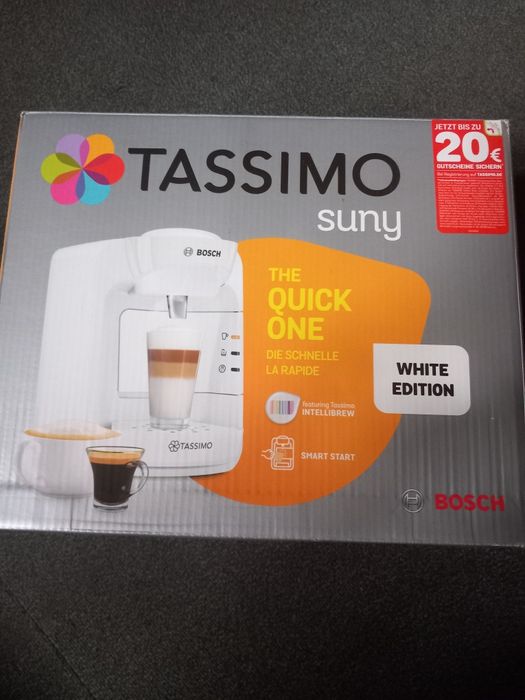 Кафе машина Bosch Tassimo Suny WHITE EDITION