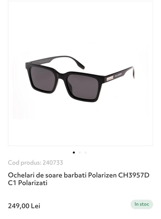 Ochelari de soare barbati Lensa/Noi/Garanție/ Polarizen CH3957D C1 Polarizati