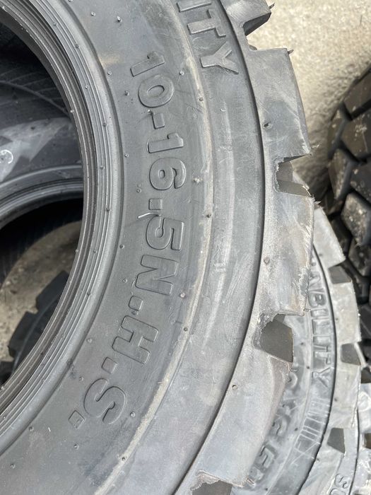 Cauciucuri noi industriale de JCB BOBCAT 10-16.5 12pr Robuste beton