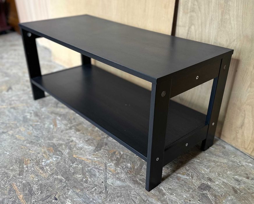 Masuta de cafea cu blat 80x35 cm; Masa cu raft