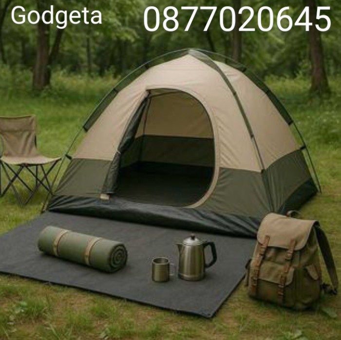 Палатка за 4 човека - саморазгъваща се - Размер: 210х210х130см