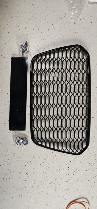 Grila fagure RS look AUDI A6 C7 (negru lucios) 2011 - 2014