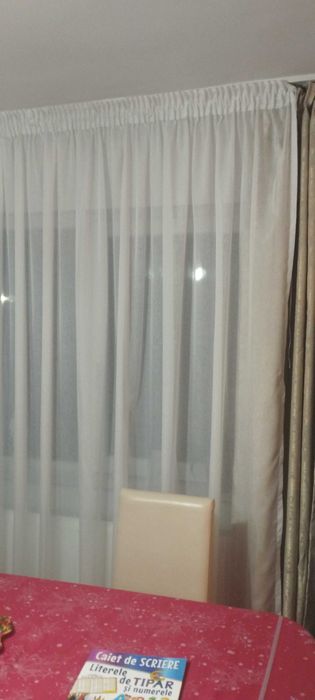 Perdele Sufragerie noi  242 înălțime × 240 gata incretite, fiecare.