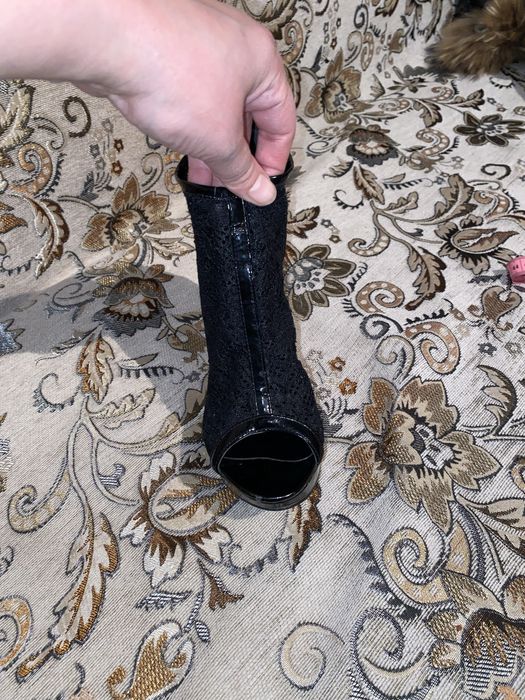 Замшевые туфли натуралка