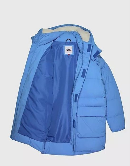 Парка Tommy Hilfiger голубая,оригинал