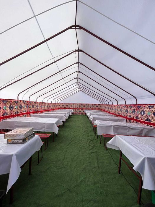 Юрта, 12*6 палатка, 6*6 палатка