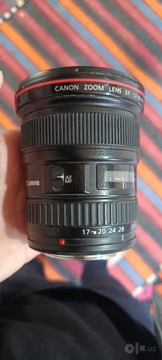 Canon EF 17-40mm f/4L USM. obyektiv sotiladi