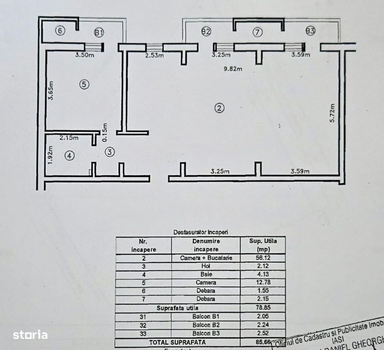 Apartament 2 camere premium 86 mp