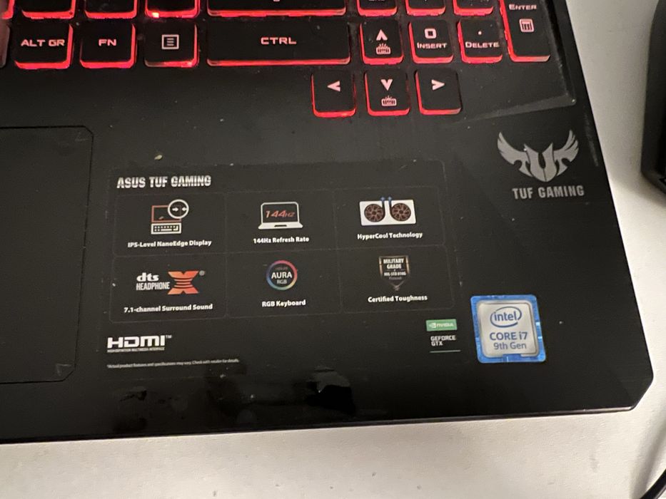 Laptop Asus Tuf Gaming Defect