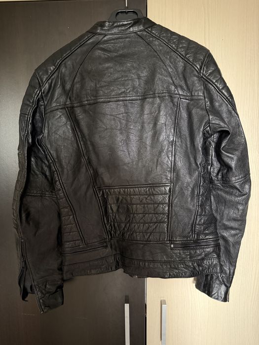 Geaca de piele Bershka