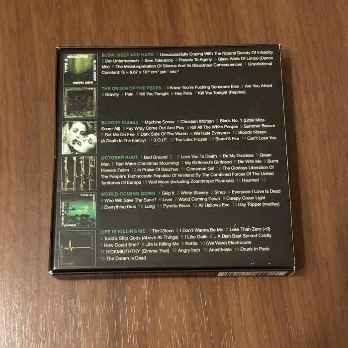 Type O Negative CD диски complete roadrunner набор (Оригинал)