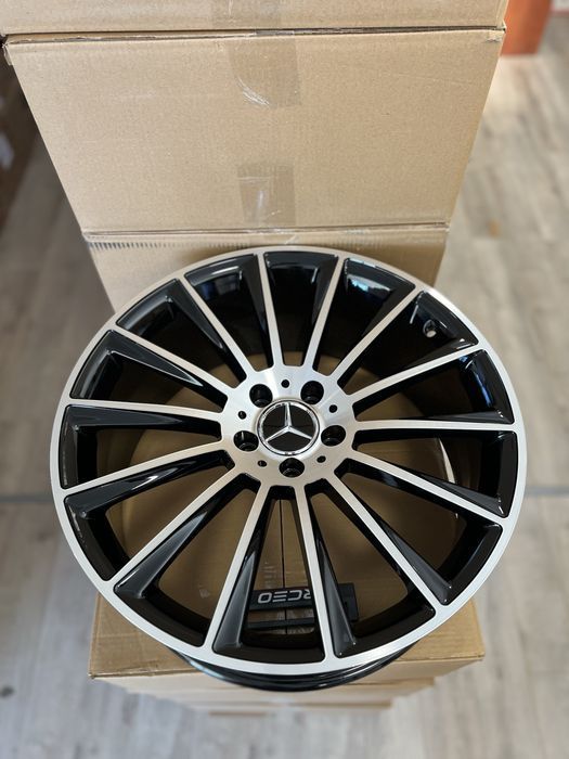 Jante Mercedes R17 5x112 Stil Turbine AMG Noi A B C E S CLA CLS CLE CLK GLA GLB GLC GLE GLS GLK ML Vito V-Class Maybach AMG Audi BMW VW