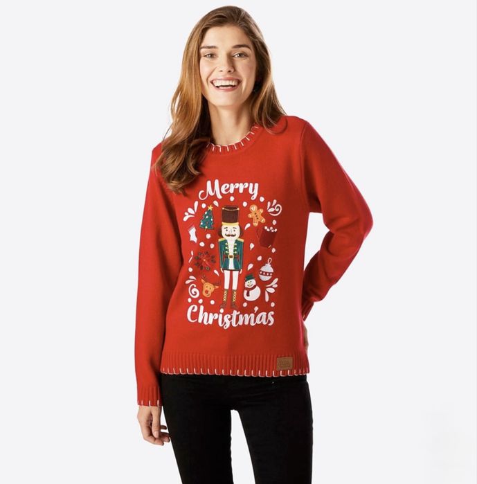 Дамски / мъжки коледен пуловер
