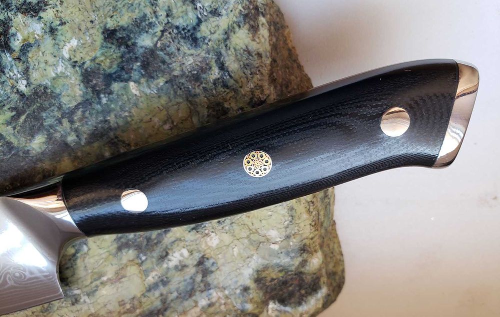 Cutit bucatarie otel japonez damasc VG10 - vanatoare, pescuit, camping