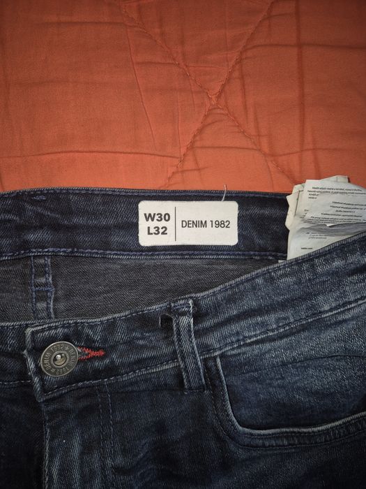 Ocazie Lot 3 perechi de pantaloni Blugi de firma 12-14 ani, Denim, Chapter Young, Terranova