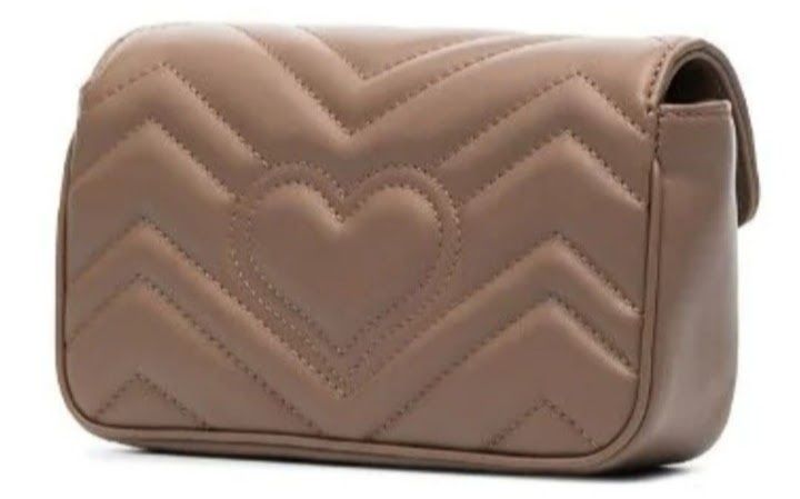 Geanta nude inchis  dama, accesorii metalice aurii material,saculet, e