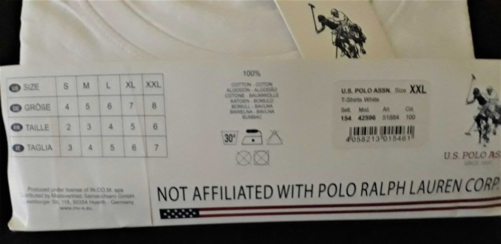 Тениска U.S. POLO ASSN-XXL,  комплект от 2 броя