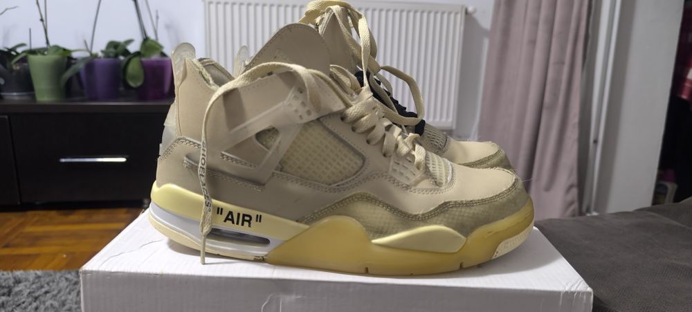 Vand jordan 4 off white