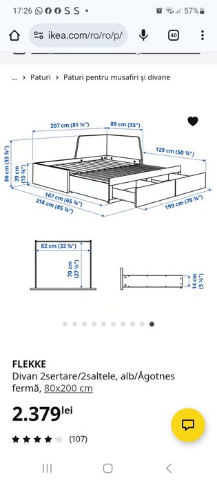 Divan Flekke Ikea