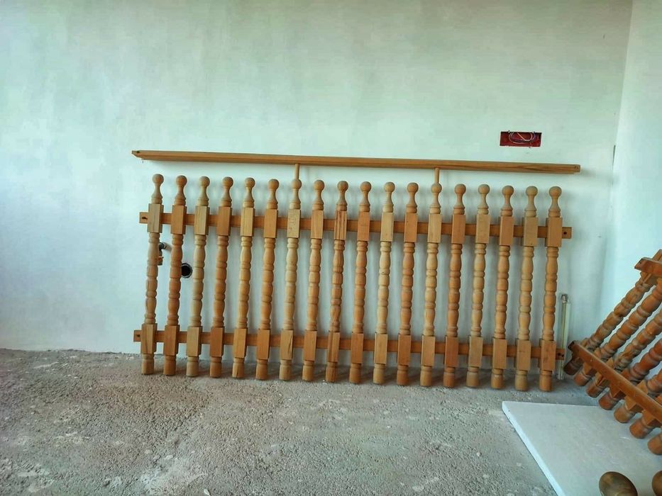 Vand Balustrada lemn