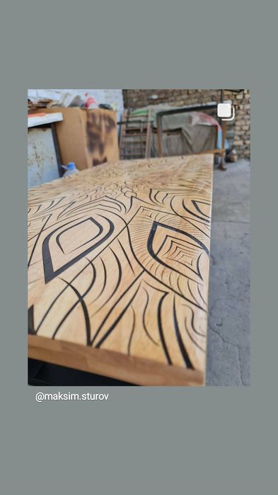 Продаются столы в стиле  лофт вьетнамский каучук массив
Размер 120* 60