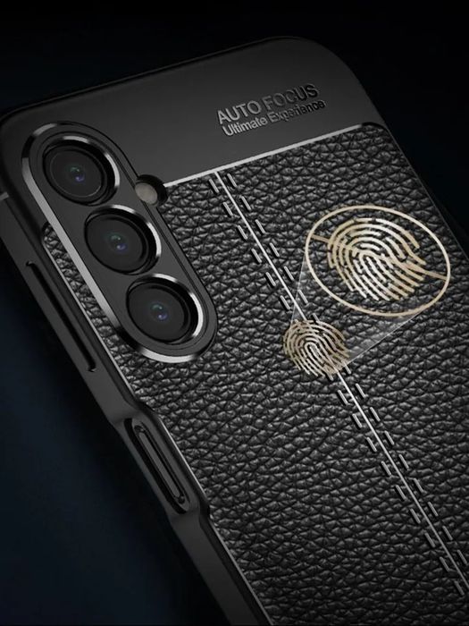 Samsung Galaxy A55 A35 A25 A15 A54 A34 A14/Лукс кейс гръб кожена шарка