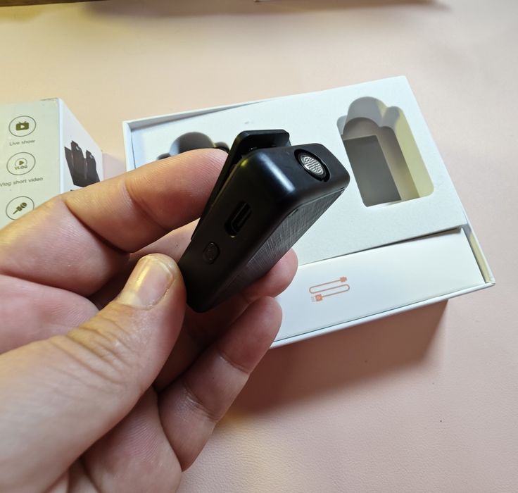 Set 2 microfoane wireless Gimpro, noise canceling, USB-C, impecabile