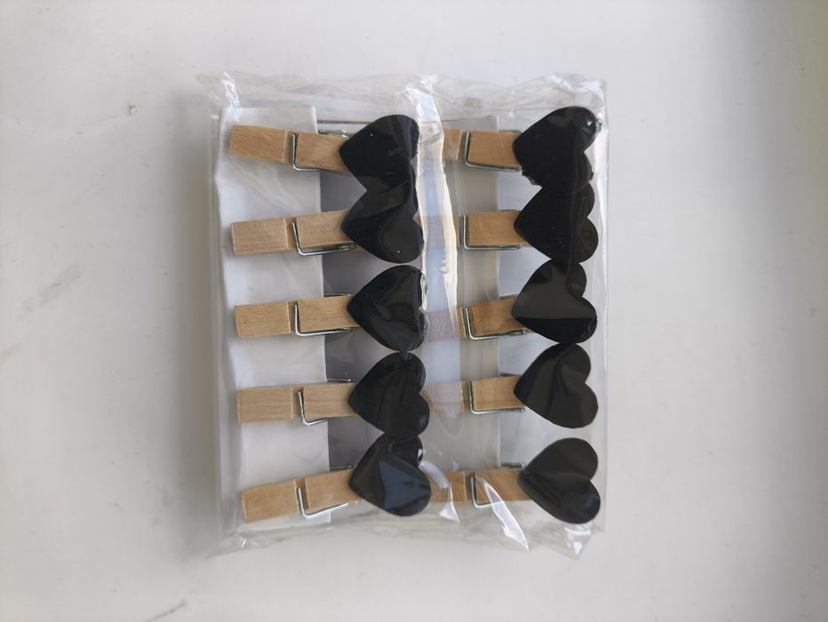 Декоративные прищепки с сердечками