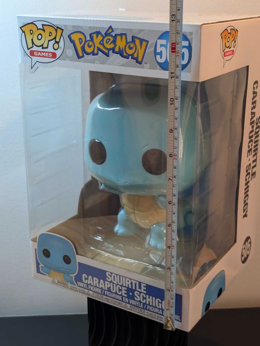Funko Pop Pokemon Squirtle #505 25cm - Jumbo