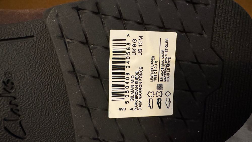 Ghete barbati Clarks noi