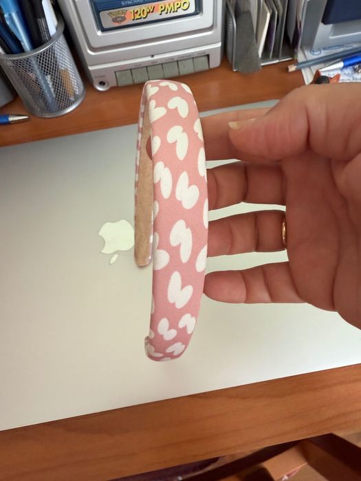 Диадема за коса розова