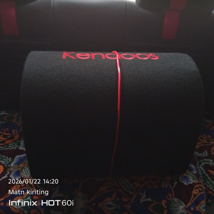 Kendoos sambufer 12 dyum eng kattasi usliteri oʻzinda kabeli bor yangi