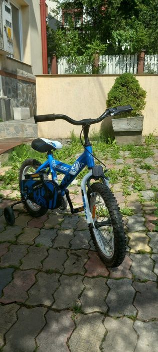 Bicicleta copii cu roti ajutatoare